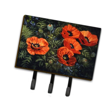 Carolines Treasures Poppies by Daphne Baxter Leash or Key Holder BDBA0007TH68